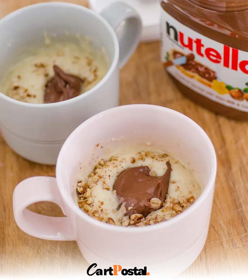 Oatmeal & Nutella Mug Cake