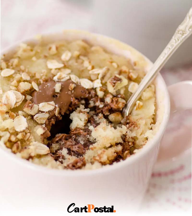Oatmeal & Nutella Mug Cake