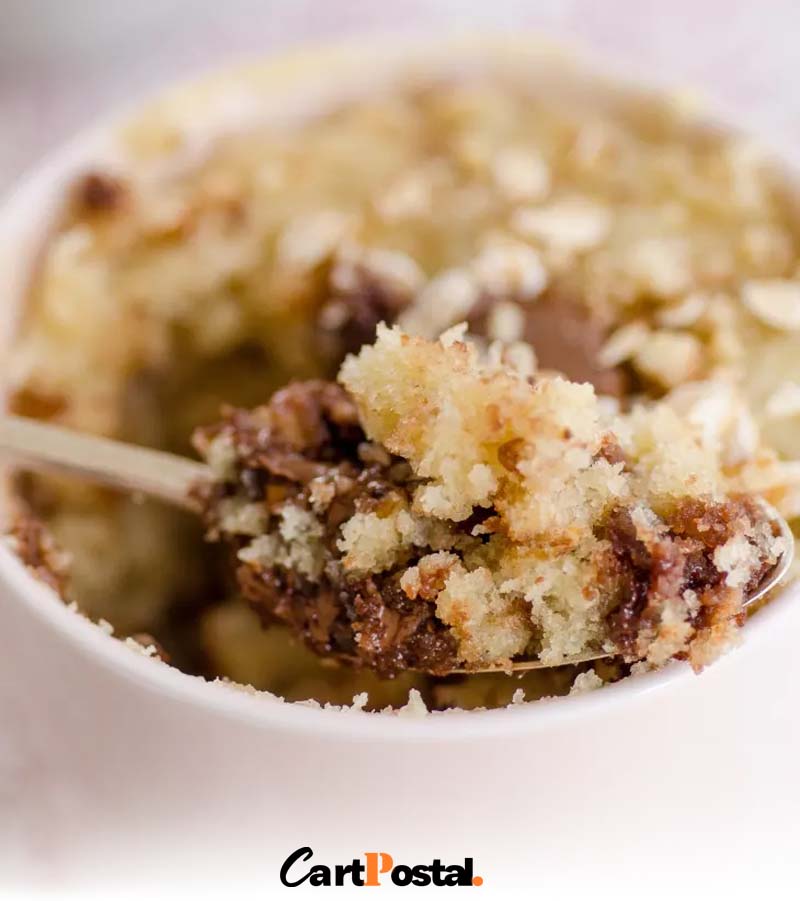 Oatmeal & Nutella Mug Cake