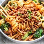 Easy Ground Beef Sesame Noodles