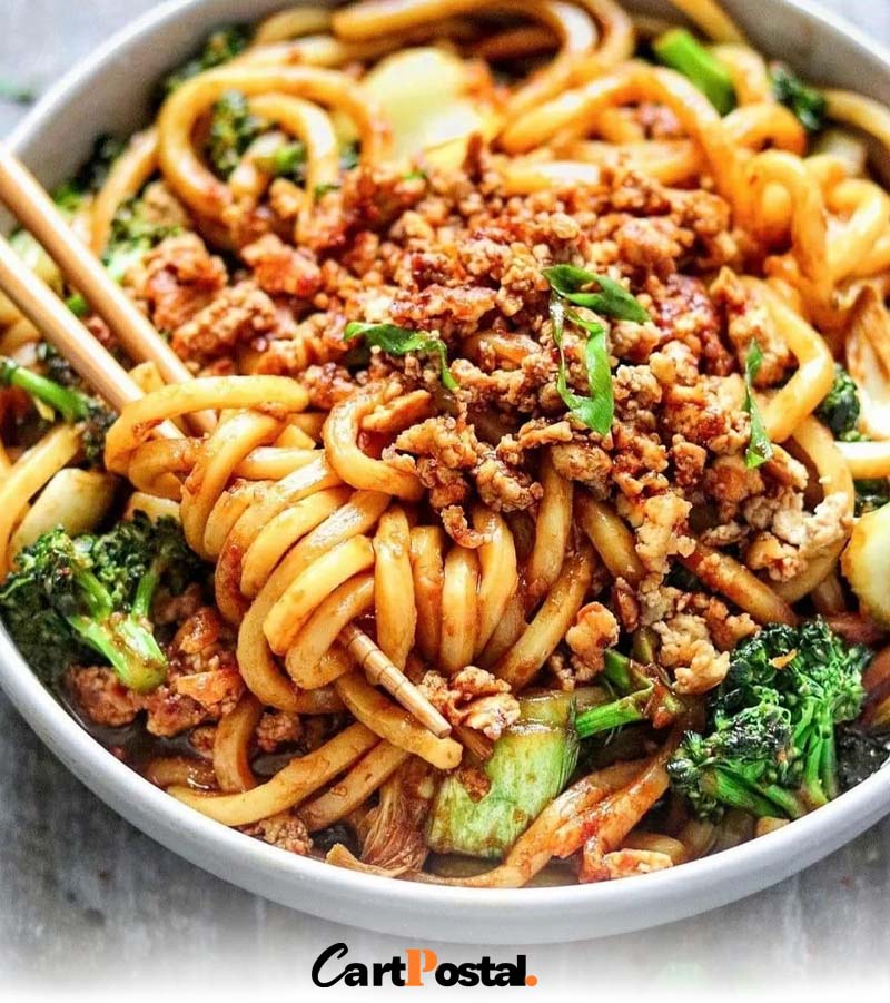 Easy Ground Beef Sesame Noodles