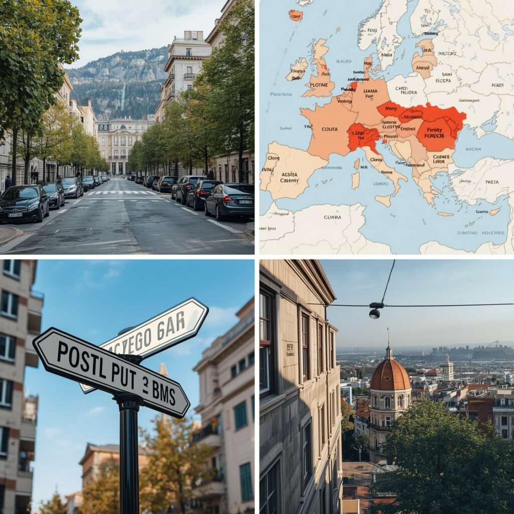 Step-by-step visual guide to finding a Korean postal code