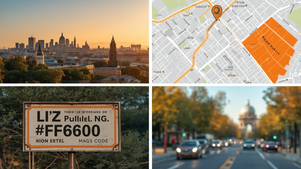 Happy traveler looking at a map and passport on a resort table