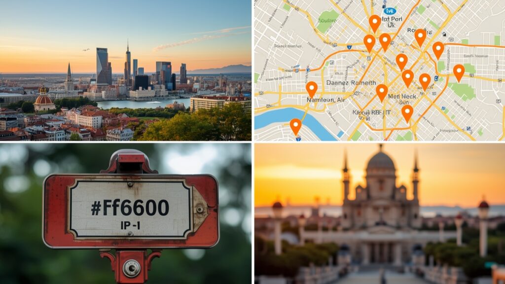 Step-by-step travel planning using a map and postal codes