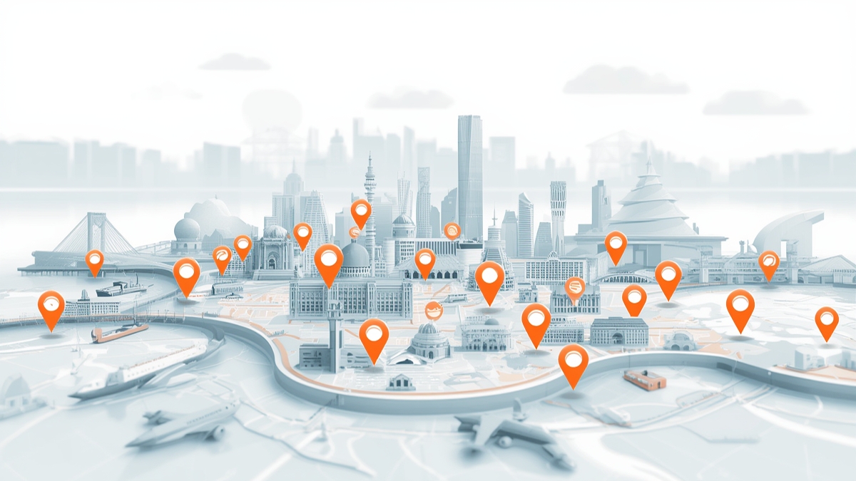 Common travel mistakes highlighted with warning symbols