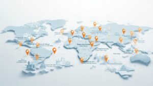 best countries for digital nomads maps