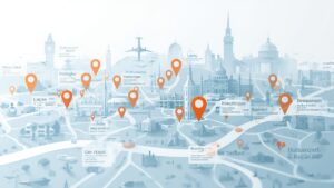 travel packing list maps